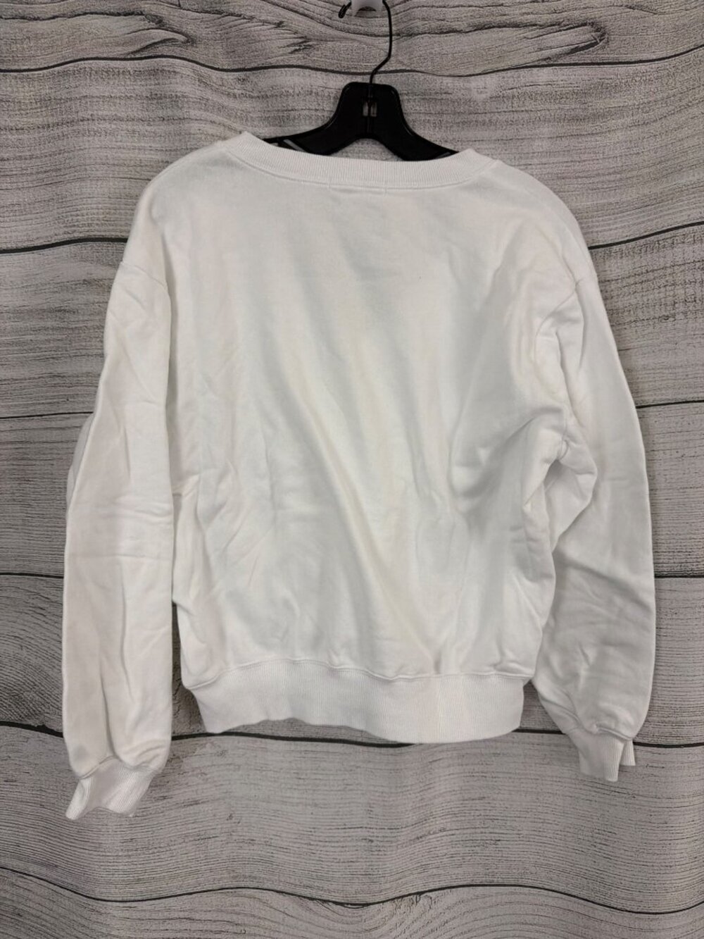 Chaser Pullover White V-Neck Sweatshirt Size XS - Picture 3 of 3